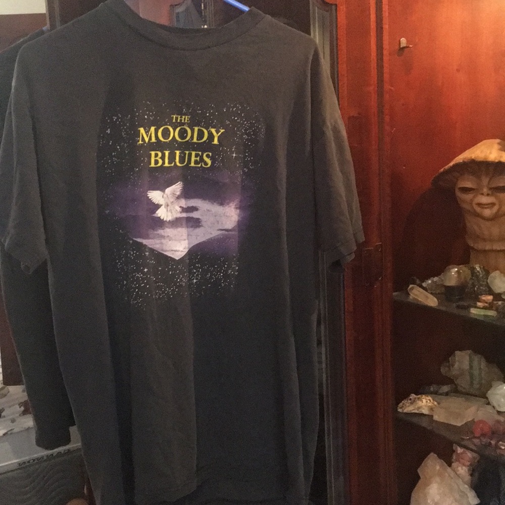 Moody Blues vintage 1997 tour shirt birds black